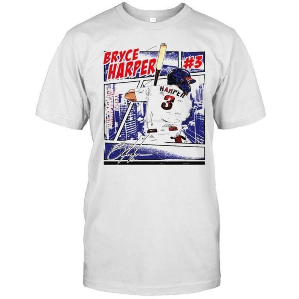 Philadelphia Baseball Bryce Harper 3 Comic Shirt